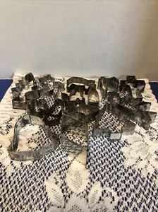 Vintage Mixed Lot Of Aluminum Cookie Cutters - Picture 1 of 7