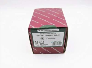 4.2 x 16 POZI PAN SELF TAPPING SCREWS ZINC PLATED POZIDRIVE TAPPERS - Picture 1 of 7