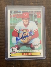 2015 Topps Original Buyback 1979 #281 Vic Correll Cincinnati Reds Autograph Card