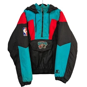 Vintage NBA Vancouver Grizzlies - Starter Jacket - Size LARGE -  1994 90s - Picture 1 of 7