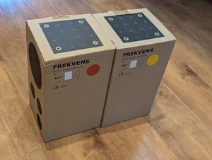2x Teenage Engineering x Ikea Frekvens Lim Edition Lautsprecher, rot & gelb, neu - Bild 1 von 5