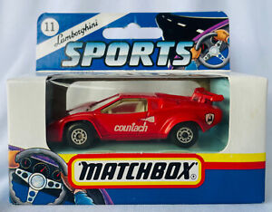 Matchbox 11 Lamborghini Countach LP500S Red 1991