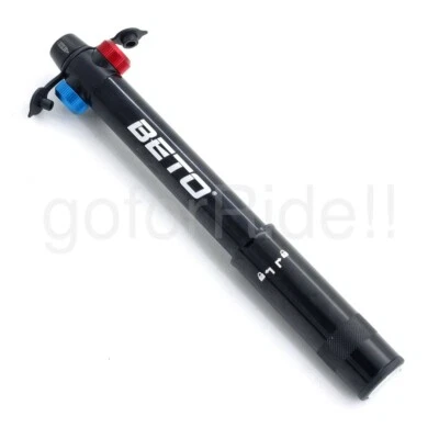 Boquilla de CO2 para bicicleta Beto 80 g y mini bomba combinada manual CO2-008A QikFill Supreme Foto 1 de 4