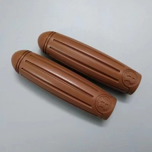 1 paio maniglie manubrio stile vintage 22,2 mm retrò maniglie bicicletta per ruota classica - Foto 1 di 4
