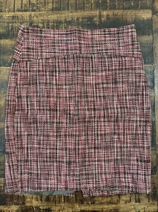 Falda lápiz tweed forrada rosa The Limited talla 0 - Imagen 1 de 6
