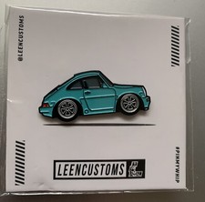 Leen Customs Pin and Card Porsche 911 964 RS Teal Sold Out