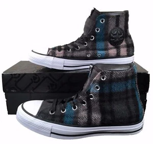 Tenis Converse by Woolrich Chuck Taylor All Star azul/negro a cuadros lana 149455 - Imagen 1 de 5
