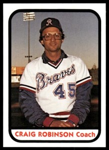1981 TCMA Richmond Braves Craig Robinson Richmond Braves #23
