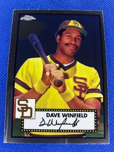 2021 #621 Dave Winfield Topps Chrome Baseball Platinum Anniversary - Picture 1 of 2