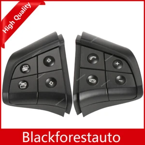 Qty 2 Fit For Mercedes-Benz W164 W251 W245 Steering Wheel Switch 4 Button Black - Picture 1 of 8