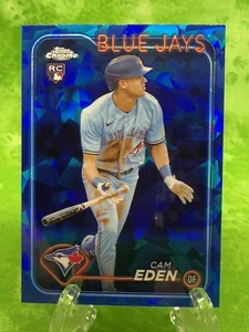 Cam Eden RC - 2024 Topps Chrome Update Sapphire #USCS349 Tronto Blue Jays  - Picture 1 of 11