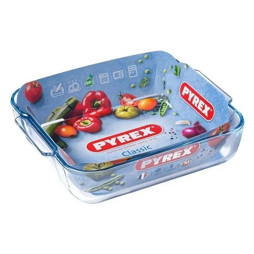 Pyrex Pirofila Vetro borosilicato (21x21cm) Trasparente B220000 - Immagine 1 di 1