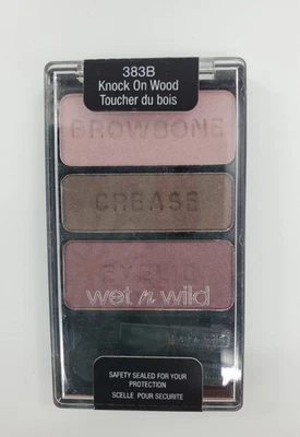 Wet n Wild Coloricon Eye Shadow 383B Knock on Wood  Trio Imperfect New Sealed - Image 1 of 4