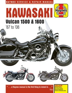 Kawasaki Vulcan 1500 & 1600 (87 - 08) Haynes Repair Manual (Paperback) - Picture 1 of 6