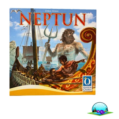 NEPTUN Brettspiel Deutsche Ausgabe Spiel QUEEN GAMES - Vollständig - Bild 1 von 4