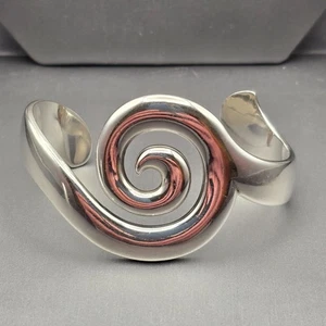 James Avery Sterlingsilber Avant Wirbel Manschette Armband 6,25" nicht mehr produziert 51 g Statemen - Bild 1 von 13