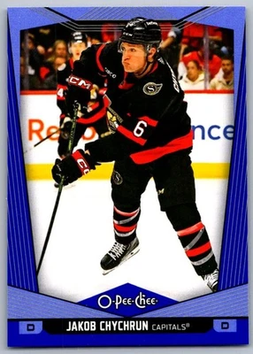 2024-25 O-Pee-Chee Blue Border Jakob Chychrun Washington Capitals #45 - Image 1 of 2
