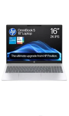 HP OmniBook 5 16" Laptop - Intel® Core™ i5, 512 GB SSD, Silver - Image 1 of 4