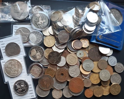 WORLD COINS Lot 1 Kg Silver  Copper Nickel Aluminium  Great Condition - Image 1 of 2