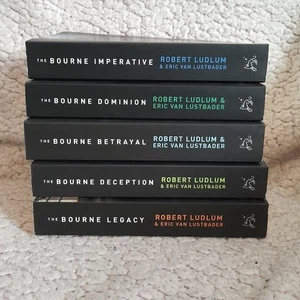 Jason Bourne Book Bundle X5 Robert Ludlum Legacy Deception Betrayal Dominion - Imagen 1 de 7