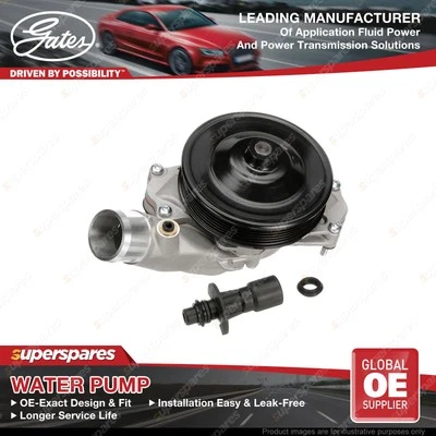 Gates Water Pump for Land Rover Range Rover Sport Velar 3.0L 5.0L 4WD 09-On - image 1 of 2
