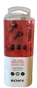 Sony MDR-EX110 In-Ear Wired Comfortable Fit Earphones Headphones- Red - Picture 1 of 9