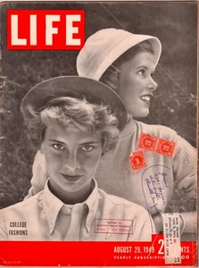 Life Magazine / AUGUST 29 1949 - Bild 1 von 2