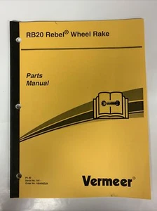 Manual de piezas Vermeer -- Rastrillo de rueda RB20 Rebel® - Imagen 1 de 4