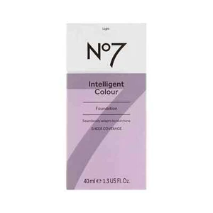 No7 Intelligent Colour Foundation 40ML Light BRAND NEW (449) - Picture 1 of 1