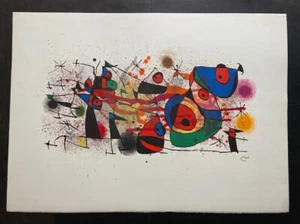 Joan Miro Farb-Lithographie - Bild 1 von 8