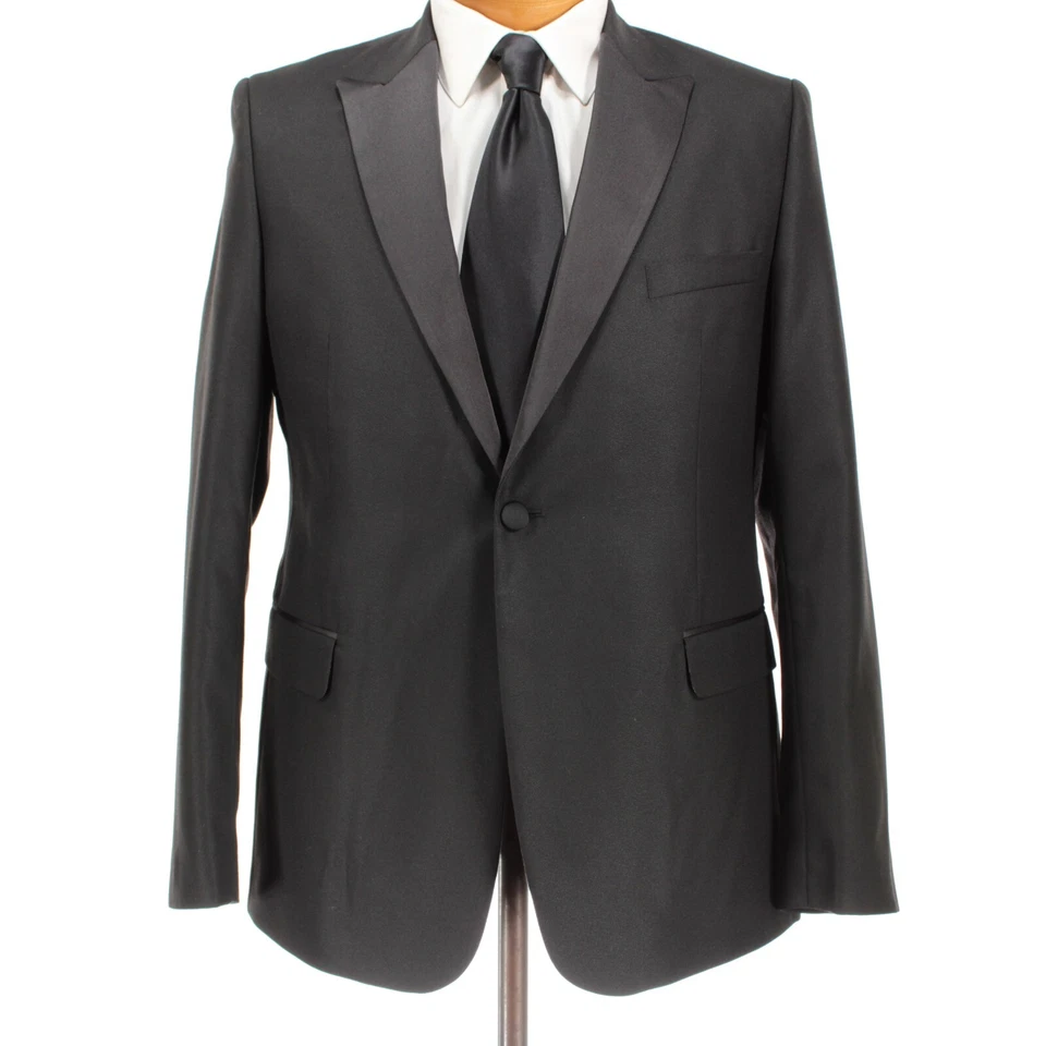 Abrigo deportivo/chaqueta de cena Duchamp nuevo con etiquetas talla 42R EE. UU. en negro liso Foto 1 de 4