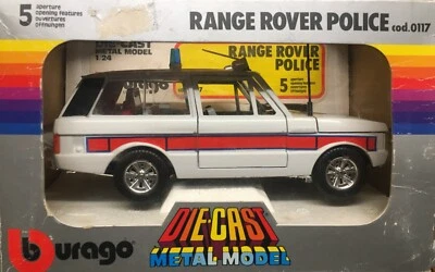 BURAGO 1:24 Range Rover POLICE 1970 - cod. 0117 - Immagine 1 di 4