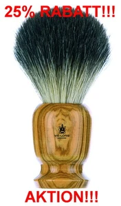 Cepillo de afeitar VIE-LONG pelo de techo GRANDE 24mm MADERA DE OLIVA ALTA CALIDAD made in Spain - Imagen 1 de 2