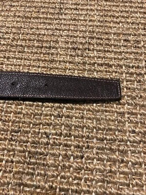 Auténtico Vintage GUCCI Para Hombre Reversible Dorado Logo Hebilla Abatible Marrón/Negro Años 70 Foto 1 de 4
