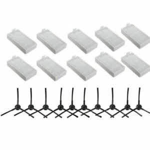 10PCS Side Brush+HEPA FilterFor ILIFE V3 V5 V5s V3s V5s Pro V50 X5 VacuumCleaner - Picture 1 of 10