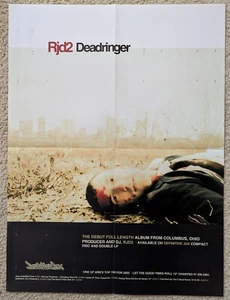 RJD2 Deadringer PROMO POSTER Definitive Jux 2002 Trip Hop Hip Hop Columbus OH - Bild 1 von 1