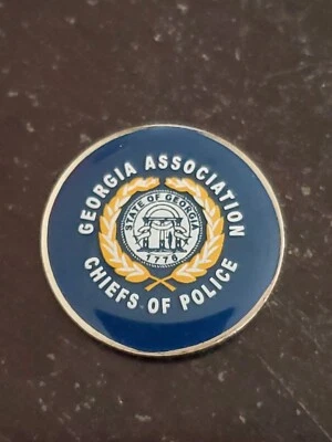 LINKSWALKER Georgia Association of Police Chiefs Golf Ball Marker NEW  - image 1 of 4