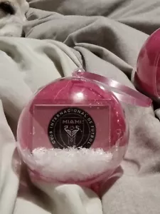 More details for mls inter miami football club christmas bauble 
