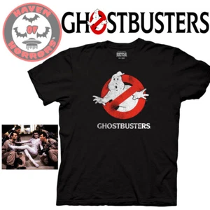 T-Shirt Ghostbusters Vintage Logo (schwarz) - Bild 1 von 1