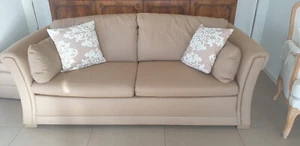 couch gebraucht, Bielefelder Werkstätten, 200cm, sehr gut, lose Rückenkissen, zw - Bild 1 von 5