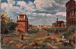 Italien Rom, Roma Forum Romanum Vintage Postkarte B210 - Bild 1 von 2