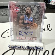2013-14 Panini Prestige Basketball Bonus Shots Rodney Stuckey Auto /25
