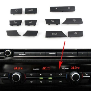 Set 11 Button Key Caps A/C Heater Switch Repair Kit for BMW 5 6 7 F10 F01 F12 - Picture 1 of 8