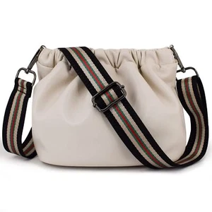 Wide Shoulder Strap Adjustable Replacement Belt Canvas Crossbody Handbag - Picture 1 of 6