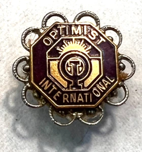 Vtg Optimist International 10k  Member Lapel Pin  [P1-Smx] - Picture 1 of 3