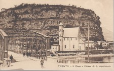 Trento - Il Doss e Chiesa di S. Apolinnare.