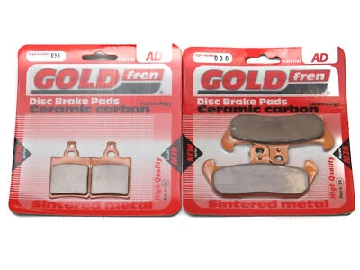 Brake Pads Front & Rear For Cagiva Cruiser 125 1987 - Image 1 of 3