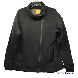 Champion C9 grau/schwarz asymmetrisches Full-Zip Victory Fleece Sweatshirt - Gr. L - Bild 1 von 11