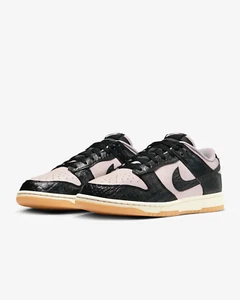 NEW Nike Dunk Low Retro Men's Shoes HF9191-001 ALL SIZES Platinum Violet Croc - Picture 1 of 8