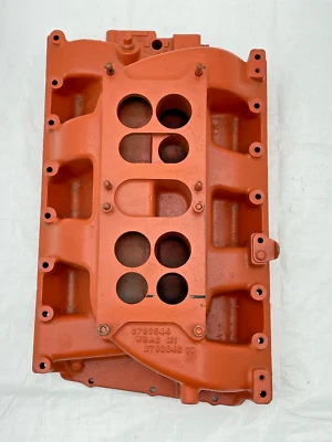 1966-1971 Mopar 426 Hemi Aluminum Intake Dual Quad 2x4 Street Manifold for Carbs — 第 1/4 张图片